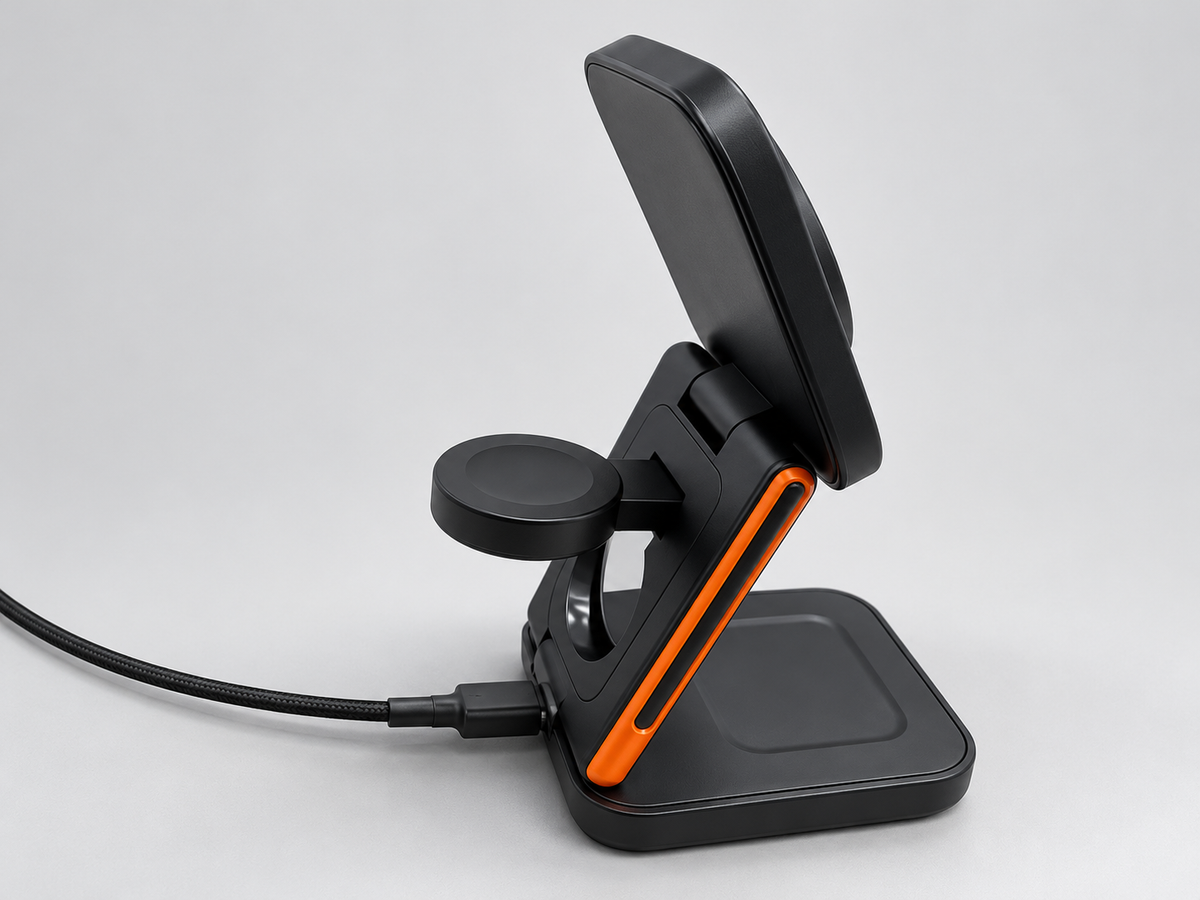 Foldable 3-in-1 Magnetic Charging Station