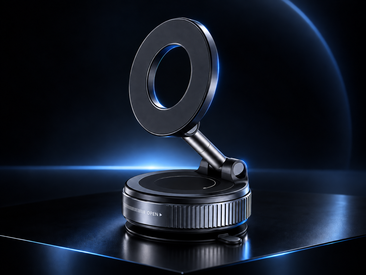 360° Magnetic Phone Mount with Vacuum Suction