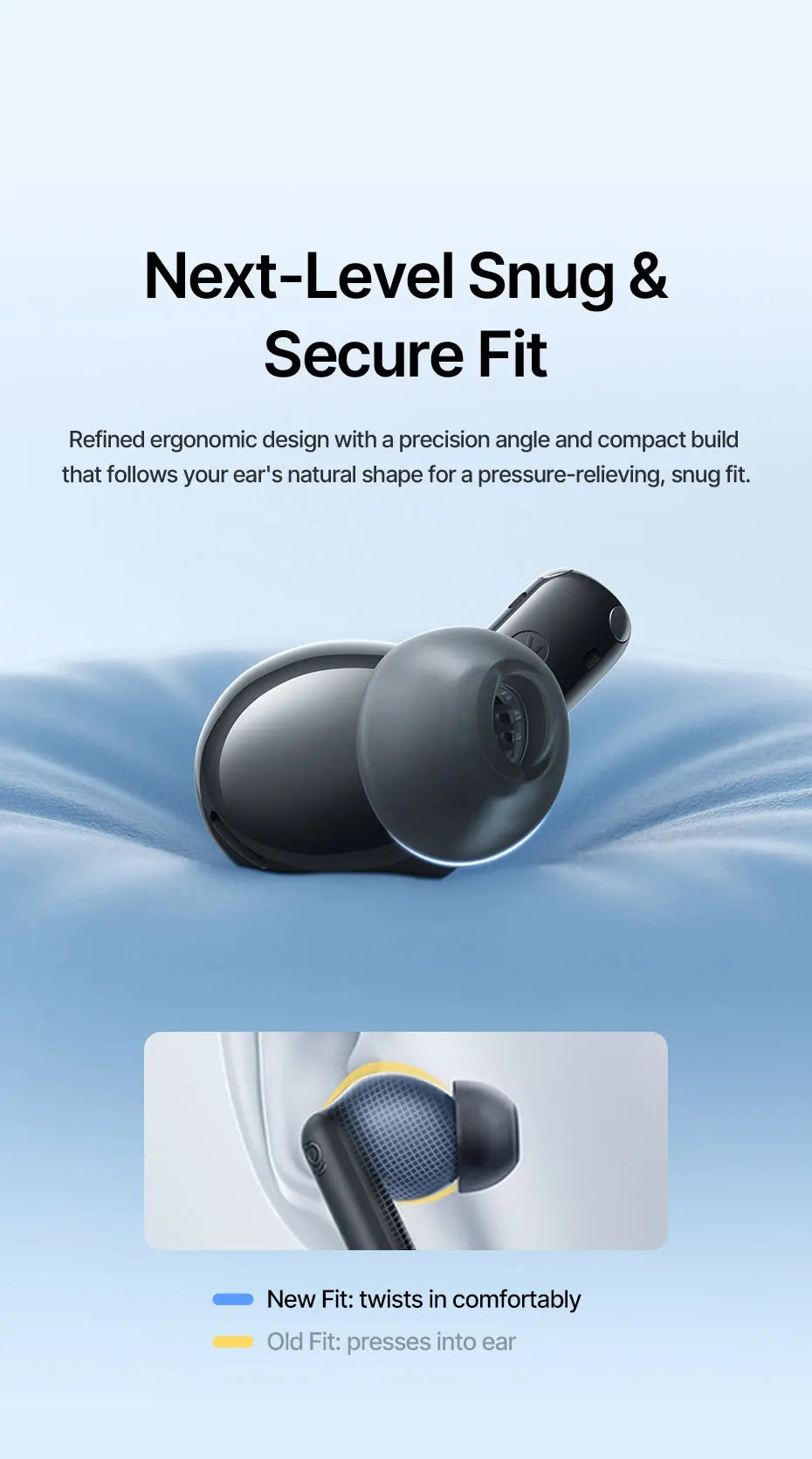 Baseus EP10 Ultra wireless in-ear earbuds with noise cancellation