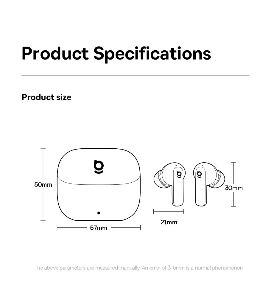 Baseus EP10 Ultra wireless in-ear earbuds with noise cancellation