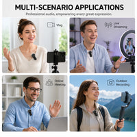 Wireless Lavalier Microphone — USB-C & Lightning
