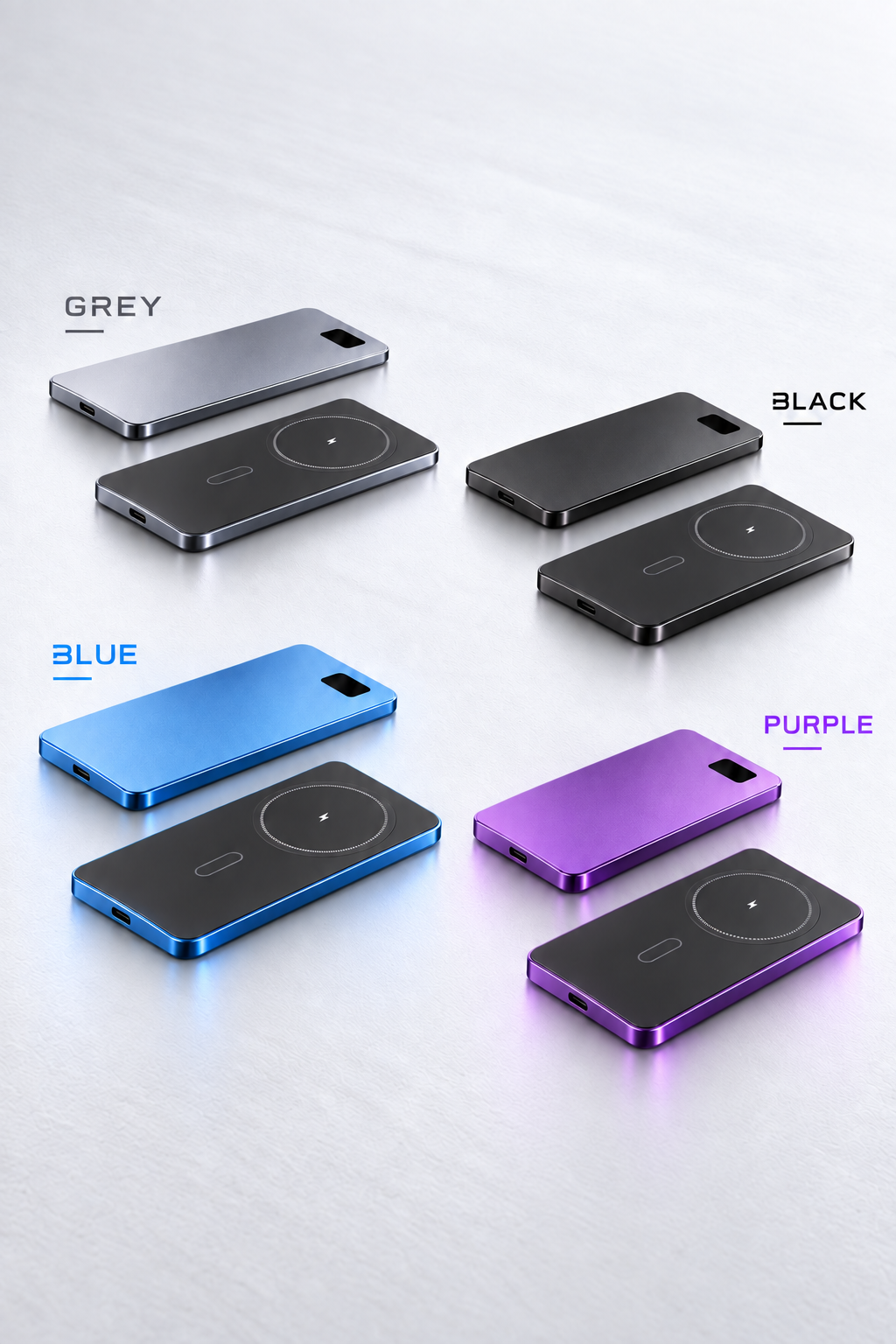 Slim magnetic wireless power bank offered in 5,000mAh and 10,000mAh capacities