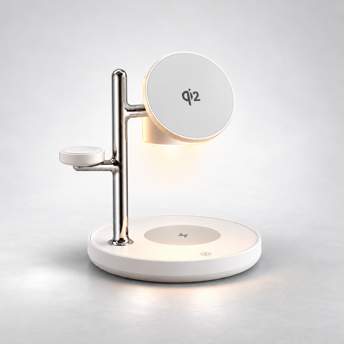 15W Qi2 Magnetic Charging Station with Ambient Light